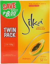 Silka Papaya zeep 135 gr (2X 135 gr)