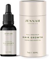 Jennah® | Biologische 100mg CBD + Hennep Olie Hoofdhuid Olie & Haargroei