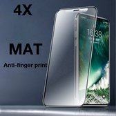 HD Mat Anti-fingerprint Scherm Beschermend Glas iPhone 12 Pro Max Screen Protector 4 stuks - iPhone 12 Pro Max Screen protector - Apple - Mat - Antifingerprint