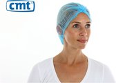 Béret non tissé CMT pp bleu casquette clip 49 cm