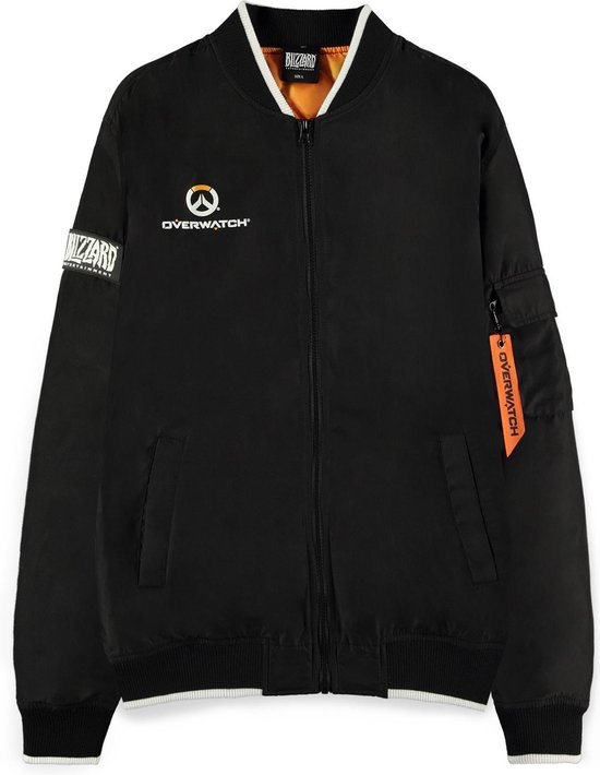 Overwatch Bomber jacket -XL- The Logo Zwart