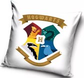 Harry Potter Hogwarts Sierkussens - Kussen - 40 x 40 inclusief vulling - Kussen van Polyester - KledingDroom®
