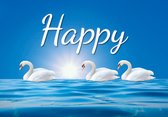 Nieuwjaarskaarten - set van 8 dezelfde - "Happy 2022"