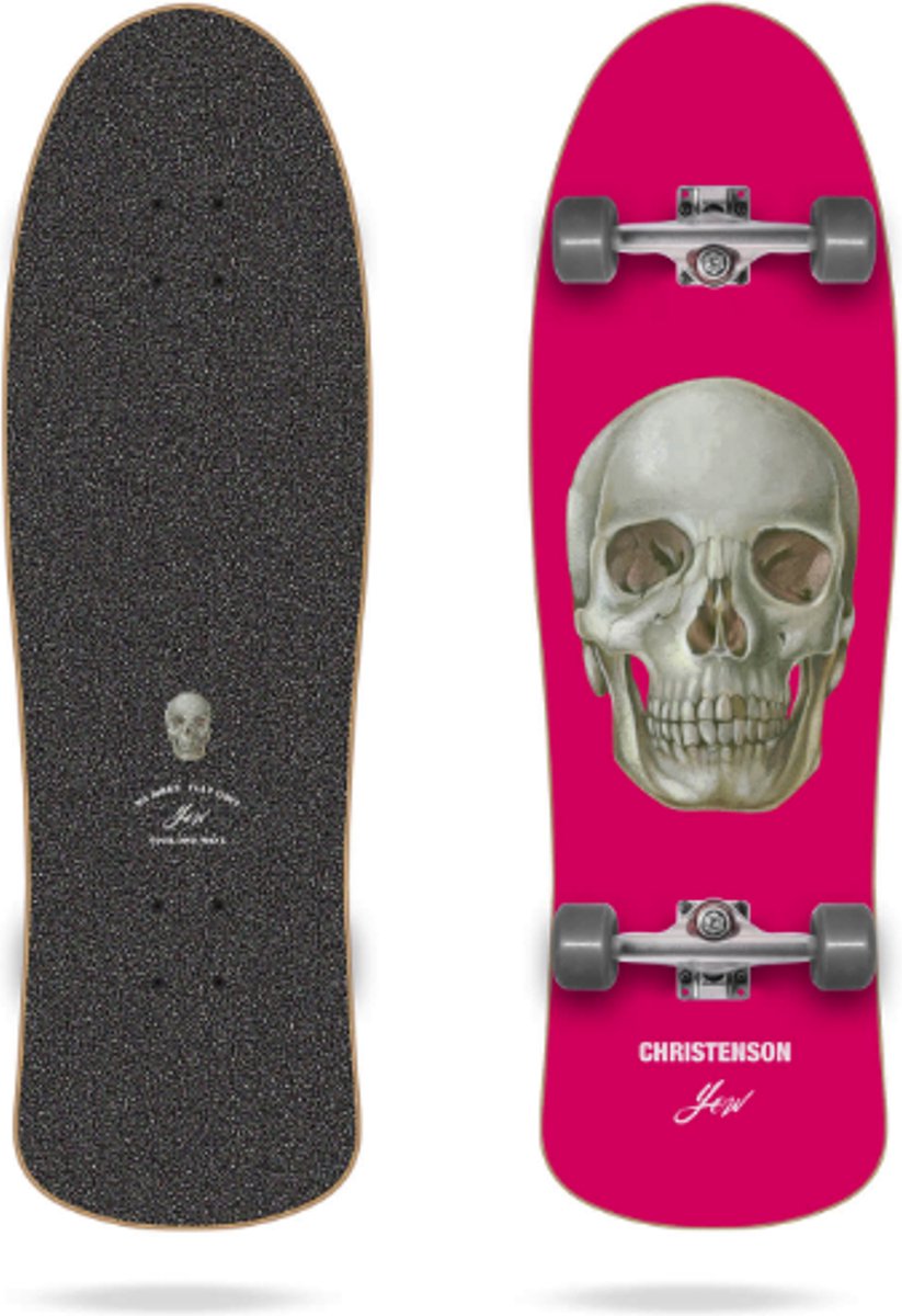 Yow X Christenson Skalle 34 Surf Skateboard Complete