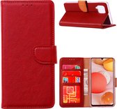 iParadise Xiaomi Redmi 9C hoesje bookcase rood wallet case portemonnee hoes cover hoesjes