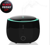 Seidon™ Aroma Diffuser – Zwart - Bluetooth - Inclusief Ebook - Luchtbevochtiger – Geur Verspreider