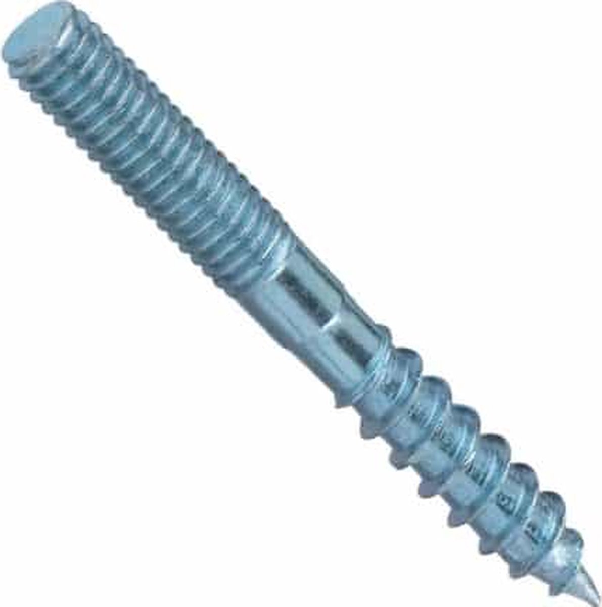 M10x60mm verzinkte stokschroef, stokbout, stokeind met zeskant en Torx
