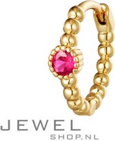 Pink Flirt Oorbellen | Oorbel Goud | Oorbel Roze | Cadeau Vriendin | Cadeau Dames | Oorbel Goud Bolletjes | Oorbel Ketting Earcuff Ring Armband | Valentijnsdag Cadeau | Happy Valen