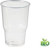 BIO Plastic bekers wegwerp 80 stuks - Biologisch afbreekbaar - Drinkbeker PLA 250ml afbreekbaar