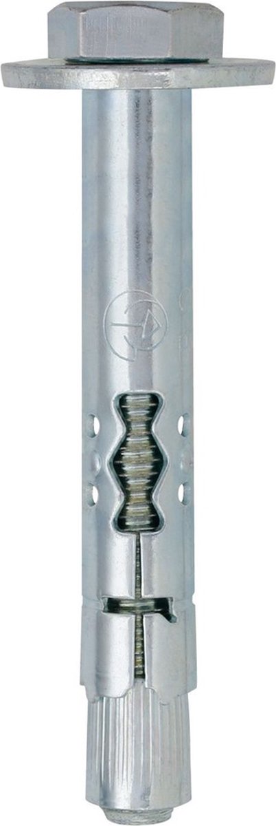 Friulsider FM 40929100 TSA-PATTEN Krachtkeiltapbout met ring en bout - Staal - Verzinkt - 12 x 100mm (4st)