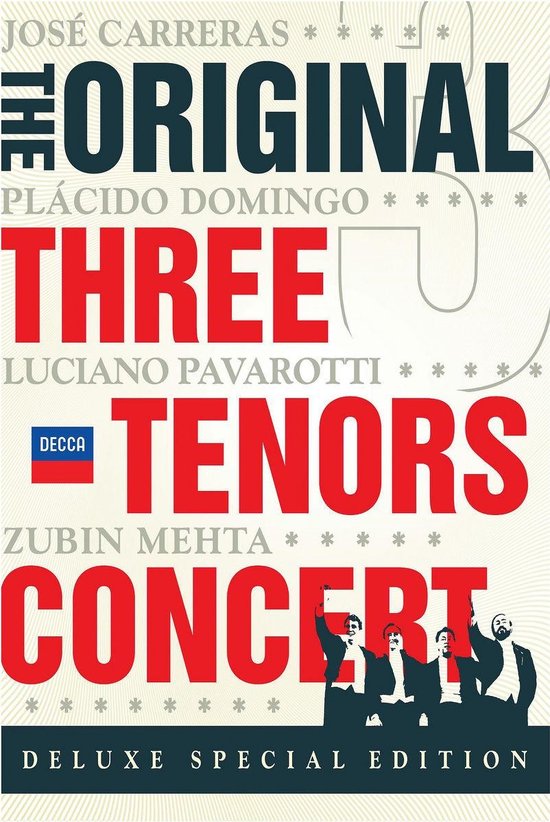 Cover van de film 'Original Three Tenors Concert'