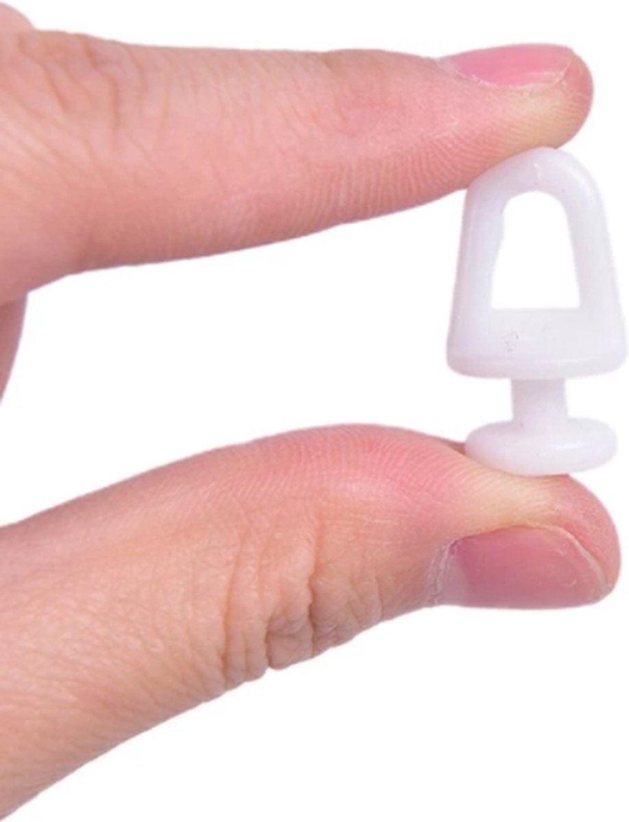 120 Stuks Gordijnrunners Set - 60 Glijders + 60 Metalen Haken Voor Standaard Rails