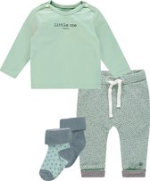 Noppies set (4delig) Mint broekje, shirt en sokjes - Maat 68