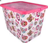 Stor Opbergbox L.o.l. Surprise 23 Liter Wit/roze