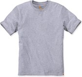 Carhartt 104264 Workwear Solid T-Shirt - Relaxed Fit - Heather Grey - XL