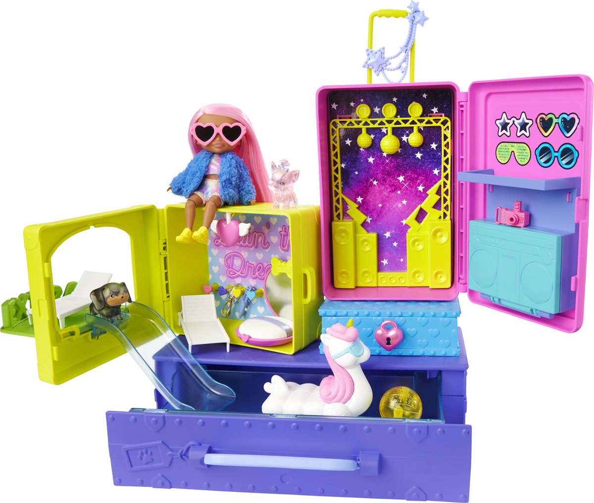 Barbie Extra Huisdieren en Mini's Speelset - Speelfigurenset — cadeau in Spellen & Speelgoed - foto 2