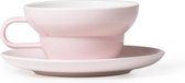 ACME Bibby kop en schotel  - Rose (licht roze) - 250 ml - thee kopje - porselein servies