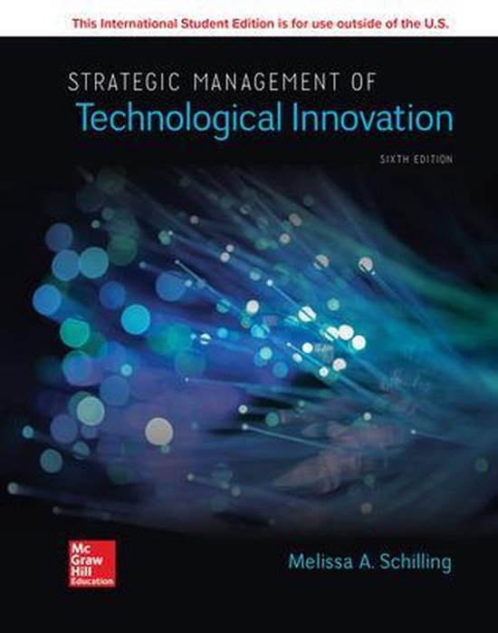 ISE Strategic Management of Technological Innovation - cover