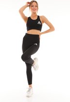 ATILIM Sportlegging en Top -XXL-Yoga - Fitness set - Dames Legging - Sportkleding - Fashion legging - Broeken - Gym Sports - Legging Fitness Wear - Zwart-XXL - High Waist