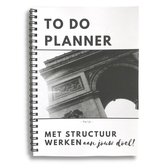 To Do Planner | Parijs | A5 | Papier | Overzichtelijke TO DO Weekplanner en dagplanner notitieboek
