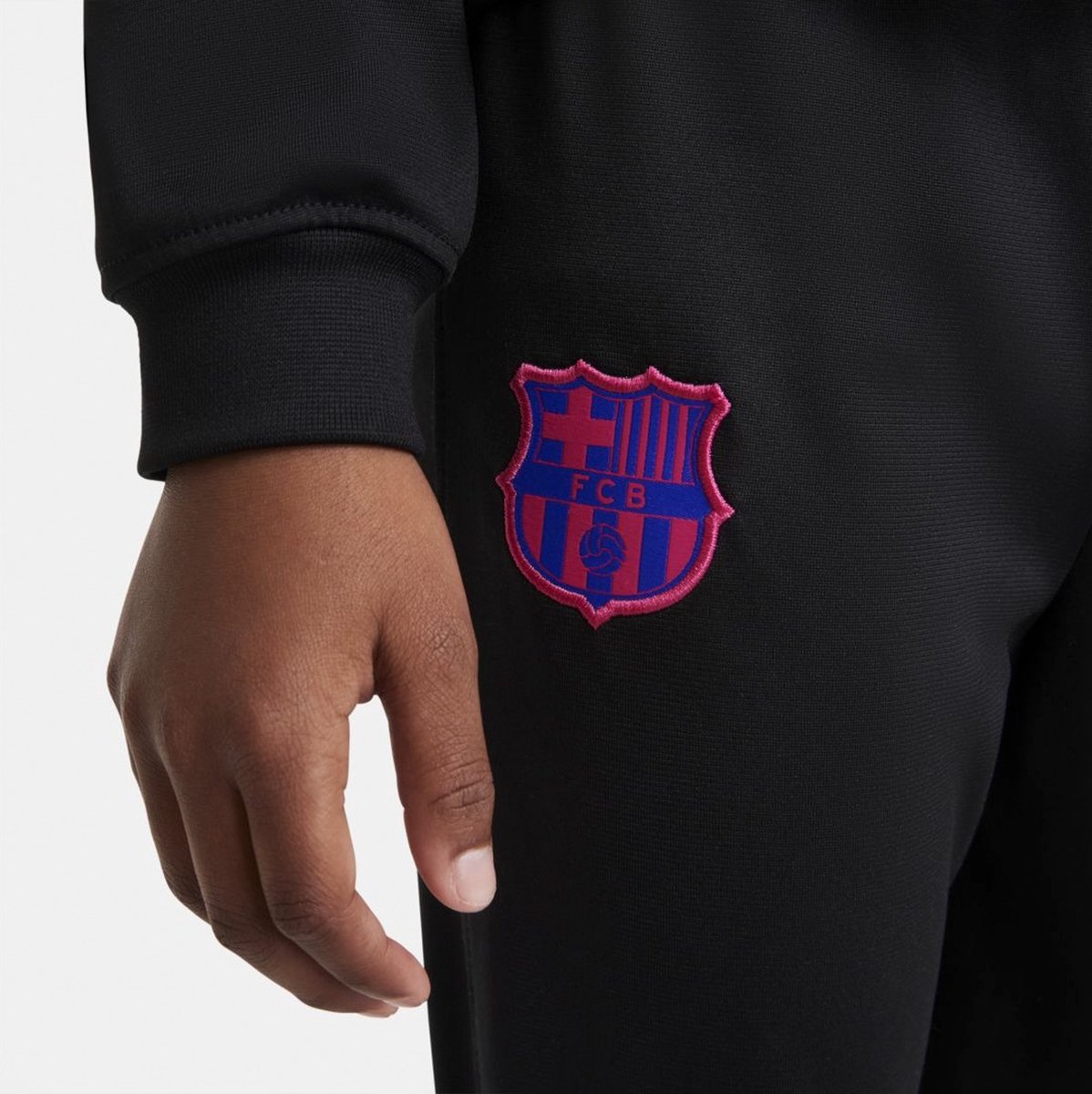 Sentimenteel winkel verkoudheid Nike FC Barcelona Trainingspak - Maat 122 - Unisex - zwart - roze - blauw |  bol.com