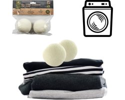 2x Drogerballen - Droogballen - 100% Wol - Wasdroger Ballen - Herbruikbaar