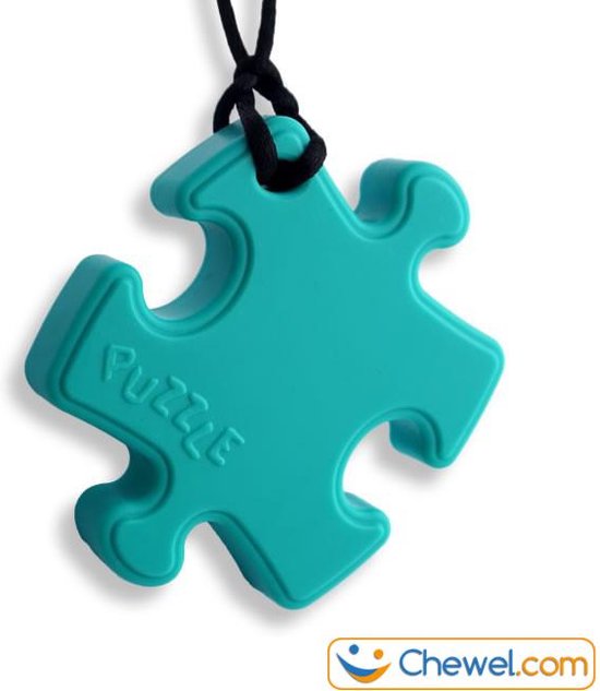 Bijtketting  | Puzzle | Puzzlestuk | mintgroen | Chewel ®