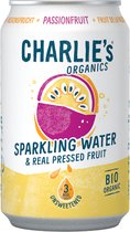 Charlie's Organics | Sparkling Water Passionfruit Bio | 12 x 33 cl