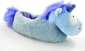 Unicorn dieren pantoffel blauw maat 38-39