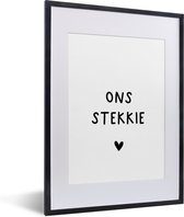 Cadre photo avec affiche - Notre place - Citations - Proverbes - 30x40 cm - Cadre pour affiche