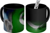 Magische Mok - Foto op Warmte Mokken - Koffiemok - Vlag van Pakistan - Magic Mok - Beker - 350 ML - Theemok