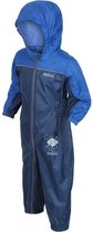 Regatta Puddle IV Waterdicht En Ademend Regenpak Met Capuchon - Kinderen - Blauw