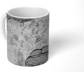 Mok - Zwart-wit muur - 350 ML - Beker