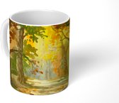 Mok - een pad tussen de bomen - 350 ML - Beker