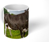 Mok - Koe - Zwart - Wit - Gras - 350 ML - Beker