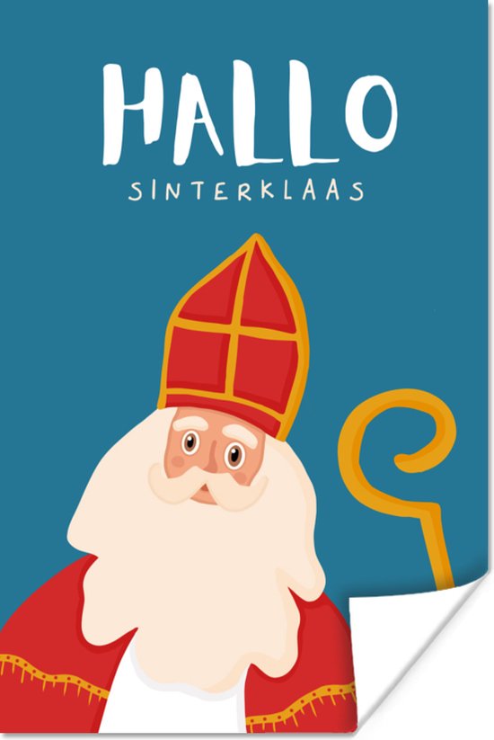 Poster Sinterklaas - Quotes - Sint - Hallo Sinterklaas - Kinderen - Jongens  - Meisjes... | bol.com