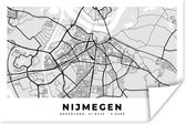 Poster Kaart - Nijmegen - Nederland - 120x80 cm