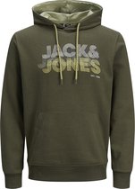 JACK&JONES CORE JCOPOWER LOGO SWEAT HOOD BF Heren Trui - Maat XXL