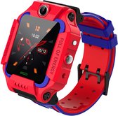 Smartwatch-Trends Q19 - Smartwatch Kinderen - Videobellen - Geolocatie - Dual Camera - Rood/Blauw