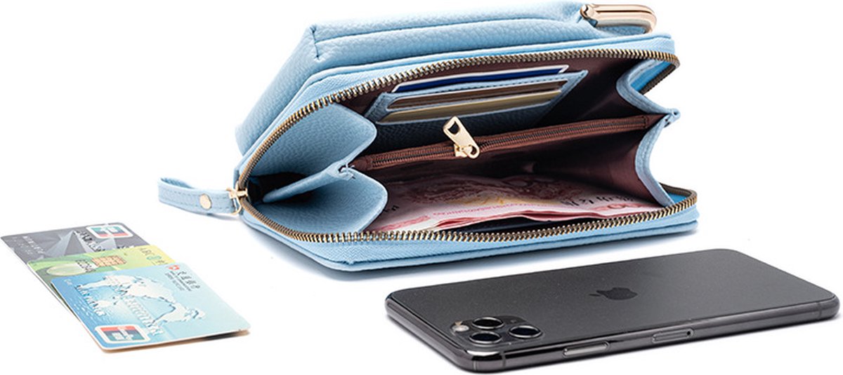 YANAIER Vrouwen Crossbody Telefoon Tas Gewatteerde Kleine Mobiele Telefoon Portemonnee Portemonnee Waterbestendig Mini Schoudertas Handtas Voor Dames Meisjes, Dunkelrot, S, Compact
