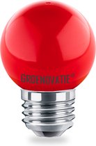 Groenovatie E27 LED Lamp G45 1.5W Rood