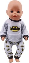 Dolldreams | Poppenkleding| Batman Pyjama | geschikt voor baby born