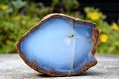 Aangeslepen Chalcedoon uit Turkije - 595 gram