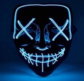 LED Masker - The Purge Masker Halloween - Blauw