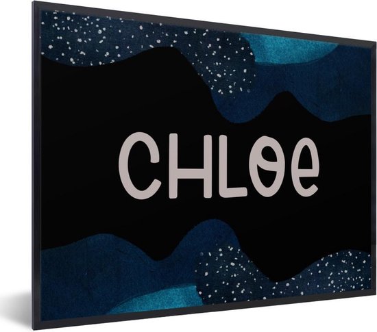 Foto: Fotolijst incl poster chloe pastel meisje 40x30 cm posterlijst