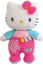 Hello Kitty Knuffel Rammelaar meisjes roze 21cm