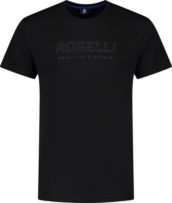 Rogelli Enjoy Life Logo T-Shirt Heren Zwart