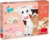 vormpuzzel Dieren XXL junior karton 14-delig