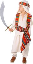 Limit - 1001 Nacht & Arabisch & Midden-Oosten Kostuum - Berber Sjeik Ali El Hakman - Jongen - wit / beige,multicolor - Maat 146 - Carnavalskleding - Verkleedkleding