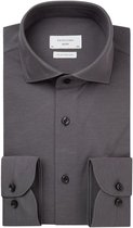 Profuomo Sky Blue Knitted Overhemd Grijs - maat 38